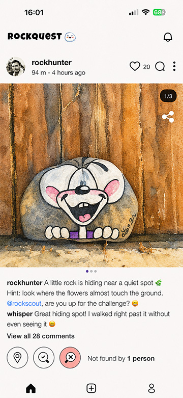 Rock creations collage screen