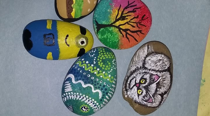 Moundsville Painted Rocks