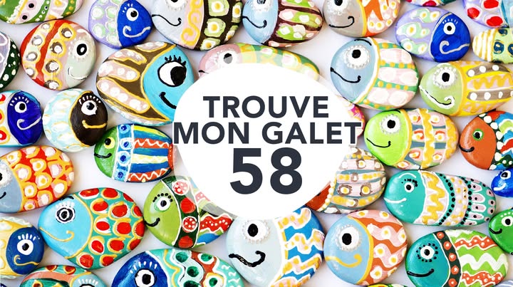 Trouve mon galet 58